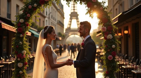 Paris romantic wedding: an enchanting union in the city of light